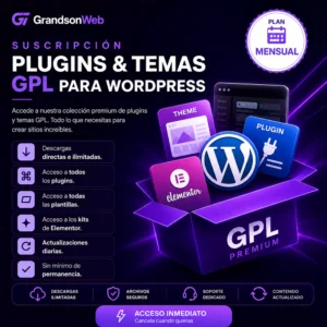 GrandsonWeb PRO Mensual